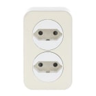 ABB - Toma doble tipo EURO ZE225 UK600
