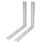 Sin Marca - SOPORTE METALICO SOLDADO EN L PARA PARED 500X450X2MM - 2UDS