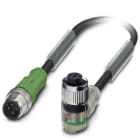 PHOENIX CONTACT - Cable SAC-4P-M12MS/0,3-PUR/M12FR-3L para sensores/ actuadores