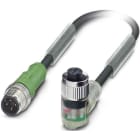 PHOENIX CONTACT - Cable SAC-4P-M12MS/0,6-PUR/M12FR-3L para sensores/ actuadores