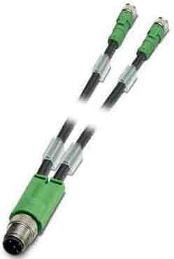 PHOENIX CONTACT - Cable SAC-3P-M12Y/2X0,6-PUR/M 8FS para sensores/ actuadores