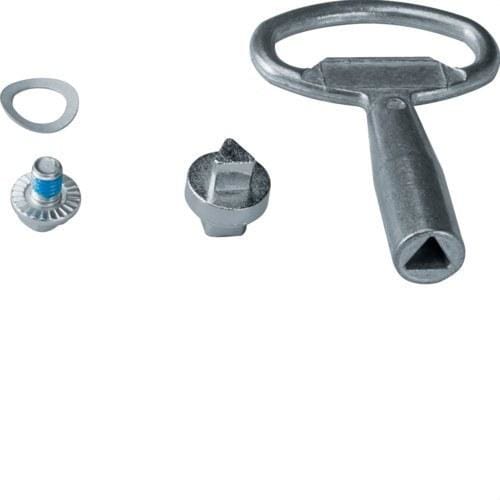 HAGER - Cerradura con llave cuadrada 7mm armario Univers IP65