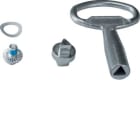 HAGER - Cerradura con llave cuadrada 7mm armario Univers IP65