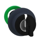 Schneider Electric - Cabeza selector flush negra 3 posiciones    retorno derecha-