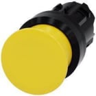SIEMENS - Pulsador seta 22mm redondo plástico amarillo 30mm momentáneo