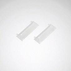 TRILUX - Recubrimiento de chapa de acero para la protección contra los depósitos de polvo, volumen de suministro 2 piezas Mirona Fit