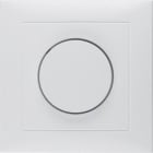 HAGER - Placa monoblocregulador+marco S1/B1/B3/B7 blanco polar