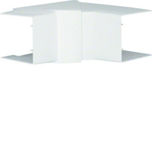HAGER - Ángulo interior variable ABS para canales LF600600 blanco RAL9016