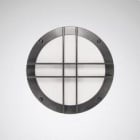 TRILUX - Recubrimiento de luminaria con rejas de protección de 2 barras horizontales y verticales, respectivamente. Skeo Circ