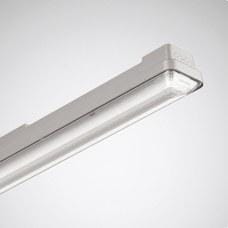 TRILUX - Luminaria para local húm Luminaria de superficie (B) lente extensiva Transformador electr (ET) 28W 4000lm 840 IP66 1552x102x91 Gris