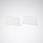 TRILUX - Cabezales de PMMA. Adecuado para luminarias empotrables Solvan Flow C... CDP-I. De color blanco. Solvan Flow H 14,45x100,20x70,30