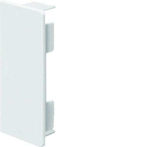 HAGER - Tapa final ABS para canales LF400900 blanco RAL9016