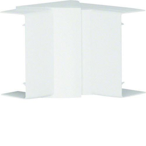 HAGER - Ángulo interior variable ABS para canales LF400900 blanco RAL9016