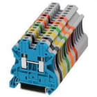 SIEMENS - Borne carril 2,5mm² negro fijación tornillo 2 conexión negro