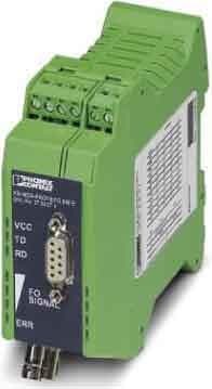 PHOENIX CONTACT - Convertidor de fibra óptica PSI-MOS-PROFIB/FO 850 E-SO