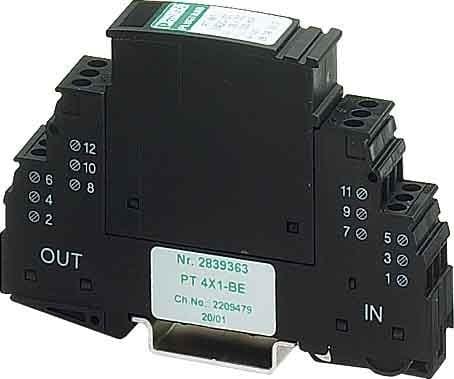 PHOENIX CONTACT - Protección enchufable PT 4X1-24DC-ST