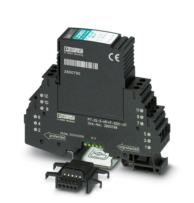 PHOENIX CONTACT - Protección contra sobretensión PT-IQ-5-HF-5DC-UT