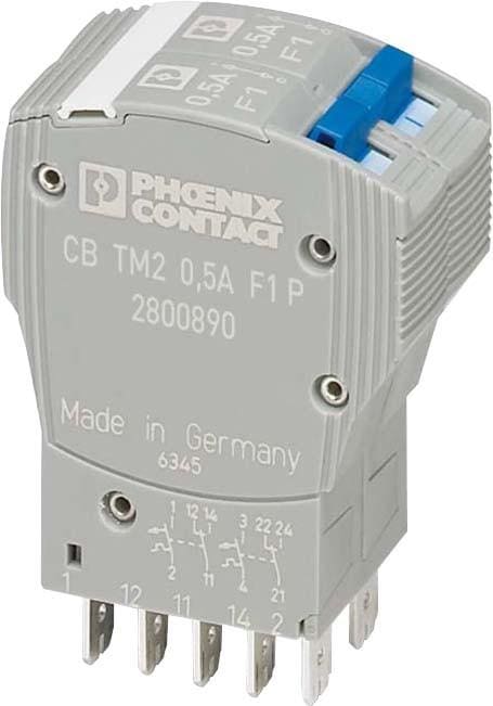 PHOENIX CONTACT - Interruptor de protección electrónico CB TM2 0,5A F1 P