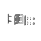 TESE - Curved bracket - 6 fixing brackets set