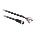 TESE - Precableado conectores xz - hembra recta - m12 - 8 pins - cable pur 5m