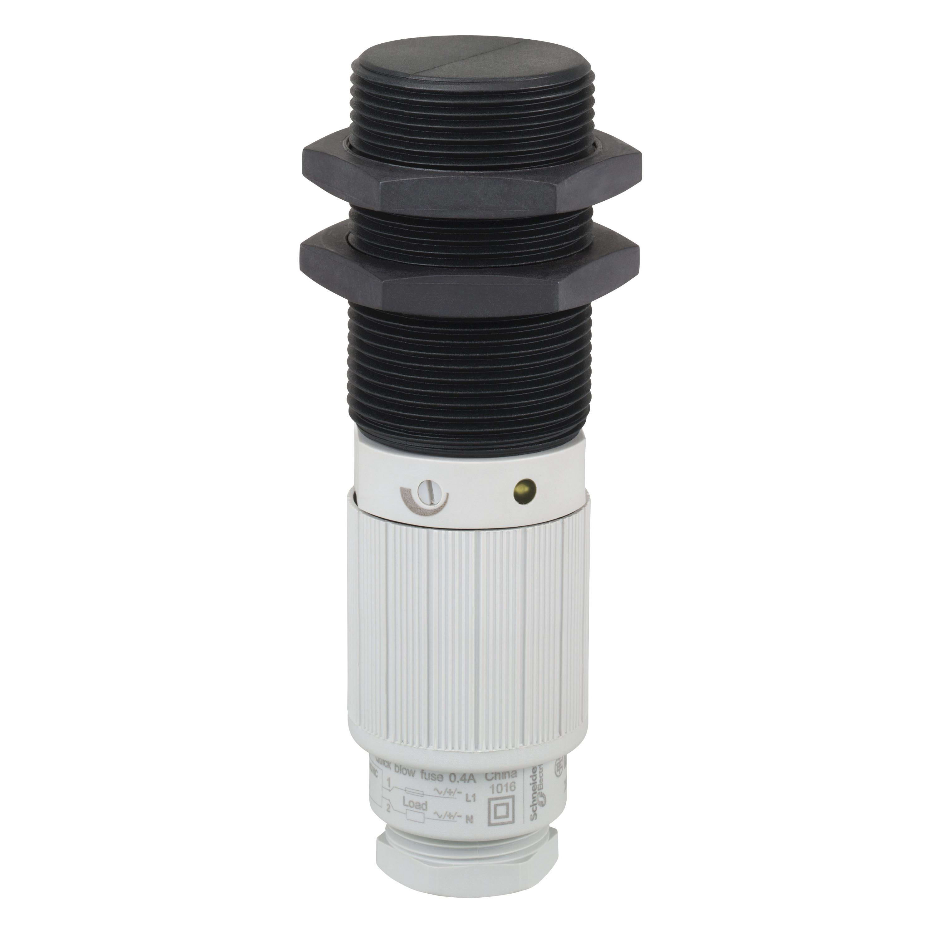 TESE - Sensor capacitivo - xt2 - cilíndrico m30 - plástico - sn 15 mm - 24..240 v ac