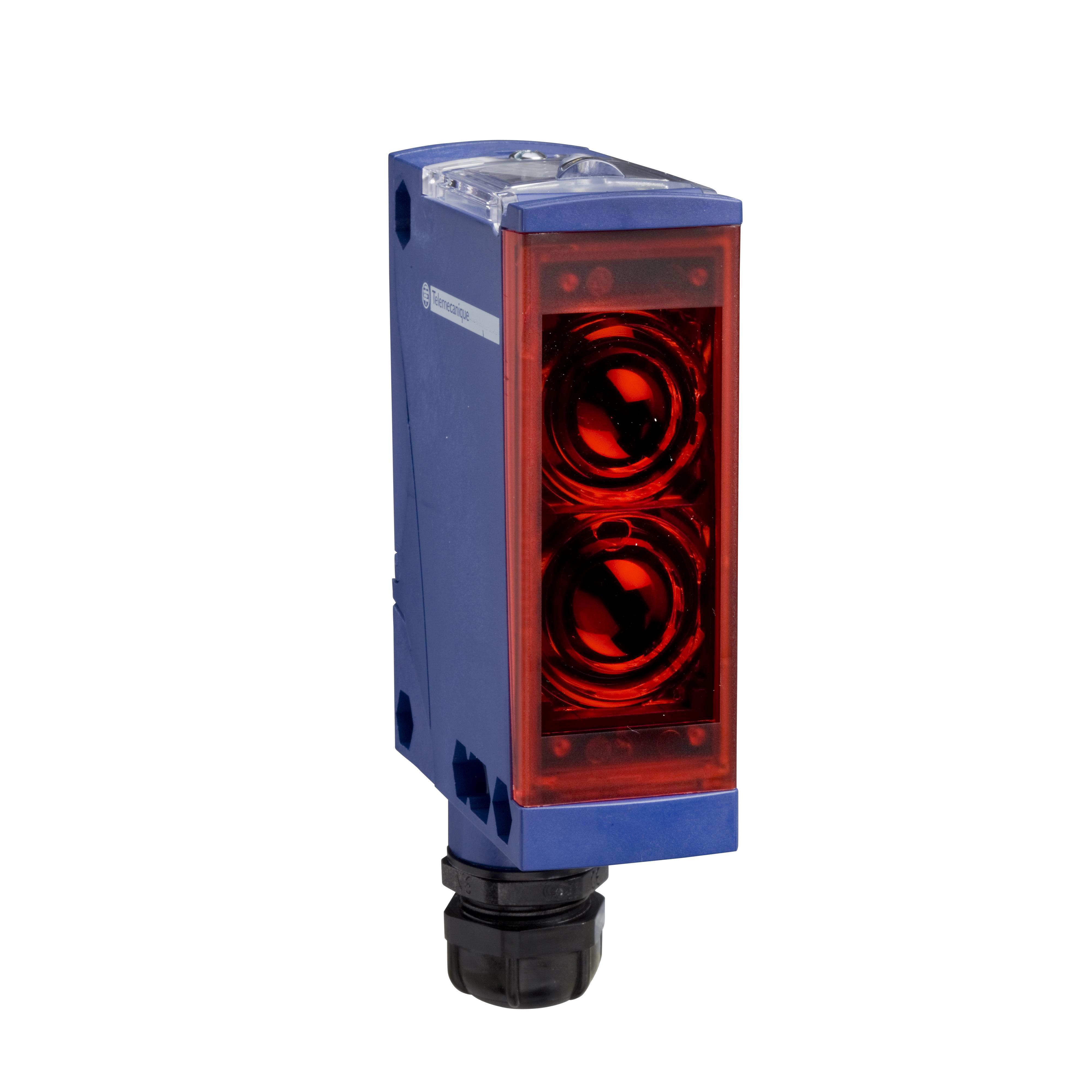 TESE - OsiSense XU - Sensor fotoeléctrico - luz difusa - sn 2,1 m - nc + no