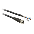 TESE - Precableado conectores xz - hembra recta - m12 - 5 pins - cable pur 20m