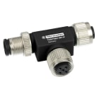TESE - Conector T de red - red RS485 o CANopen - M12 - 5 pines 1 macho/ 2 hembra