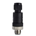 TESE - Macho, 1/2 20unf, 3-pin,conector recto - glándula de cable