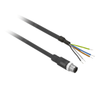 TESE - Precableado conectores xz - macho recto - m12 - 4 pins - cable pur 0.5m