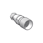 TESE - Hembra, m23, 19 pines,conector recto - glándula de cable