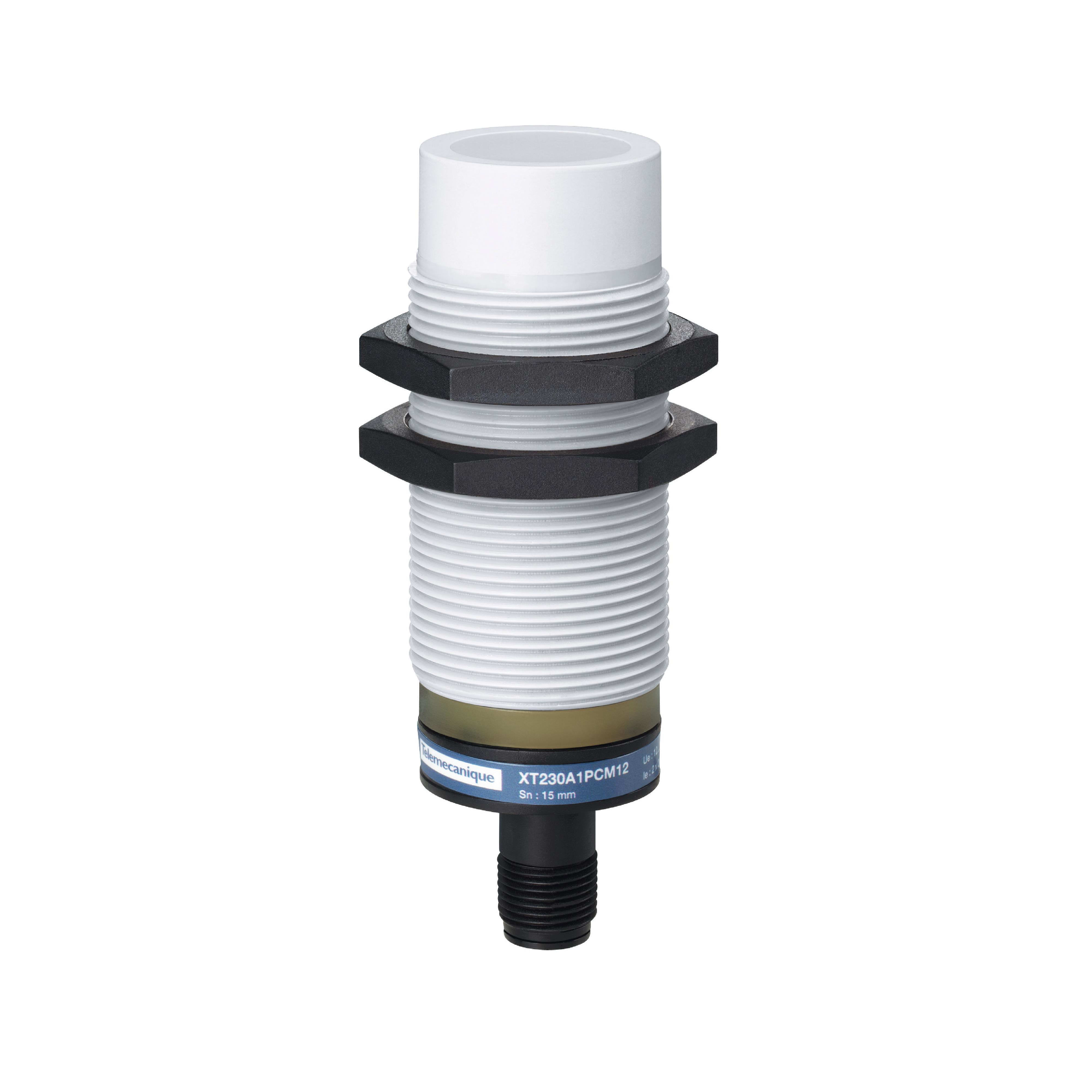 TESE - Osisense XS & XT - Sensor capacitivo - xt1 - cilíndrico m30 - plástico - sn 15 mm - 12..24 v dc