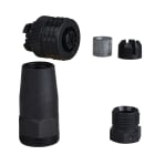 Sin Marca - Hembra, m12, 4 pines,conector recto - glándula de cable