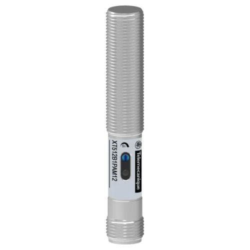 TESE - Detectores de proximidad capacitivos XT, cilíndricos M12, latón, Sn 2mm, 12..24VDC, cable 2m