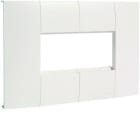 HAGER - Adaptador 2 mecanismo Simon27 para LFF ancho 110mm blanco RAL9016