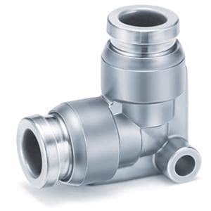 SMC - KQB2L06-00  RACOR METÁLICO CODO TUBO-TUBO Ø6