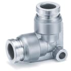 SMC - KQB2L06-00  RACOR METÁLICO CODO TUBO-TUBO Ø6