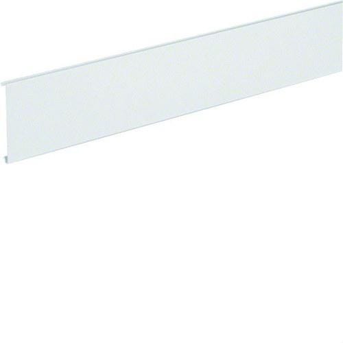 HAGER - Tapa BRS/BKIS de acero 80mm de ancho blanco RAL9016