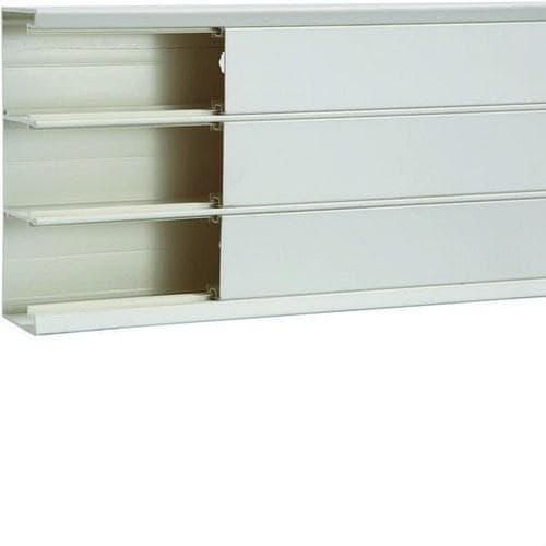 HAGER - Canal GBD portamecanismos de PVC 50x160mm blanco RAL9016