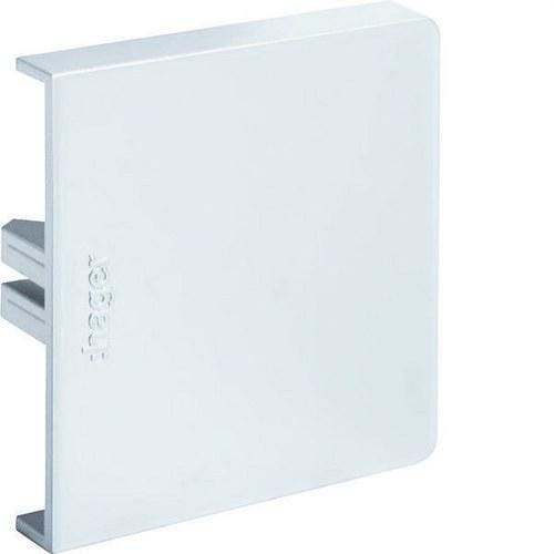 HAGER - Tapa final para canal GBD/GBA 50x50mm blanco RAL9016