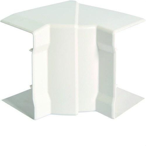 HAGER - Ángulo interior para canal GBD/GBA 50x85mm blanco RAL9016