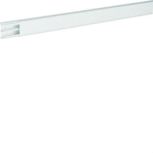 HAGER - Minicanal ATA PVC 12x20mm blanco RAL9016 longitud 2,10m 2 compartimentos