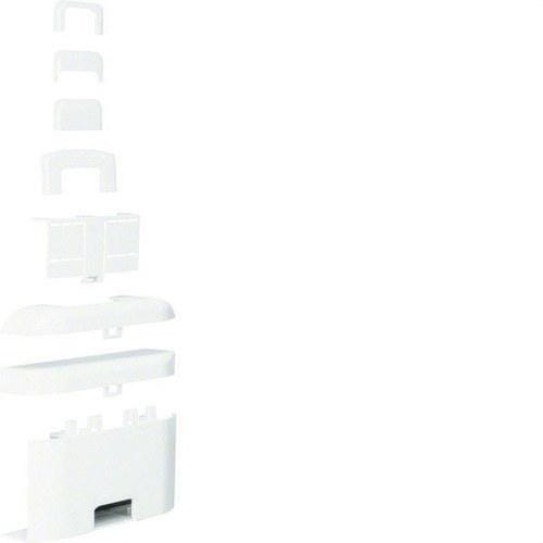 HAGER - Derivación en "T" y giro puerta minicanal ATA 20x50mm blanco RAL9016