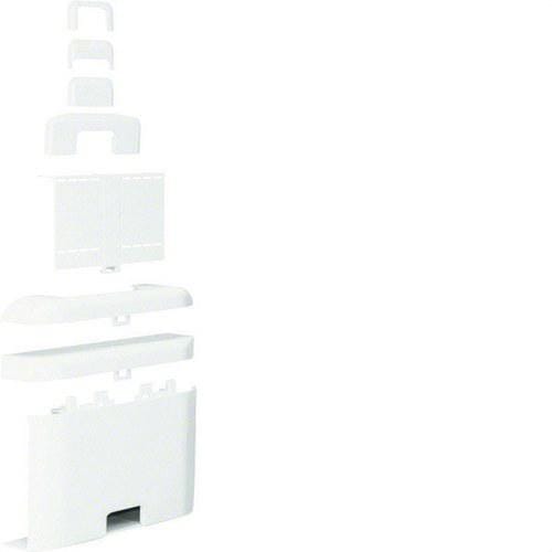 HAGER - Derivación en "T" y giro puerta minicanal ATA 20x75mm blanco RAL9016