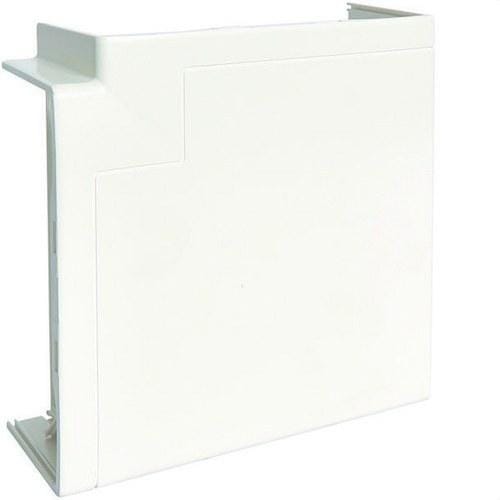 HAGER - Ángulo plano para canal GBD 50x130mm blanco RAL9016