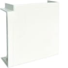 HAGER - Ángulo plano para canal GBD 50x130mm blanco RAL9016