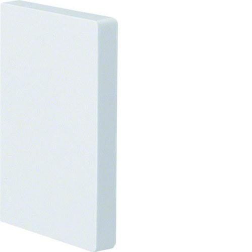 HAGER - Tapa final en PC/ABS para canales BRP,65x100 blanco RAL9016