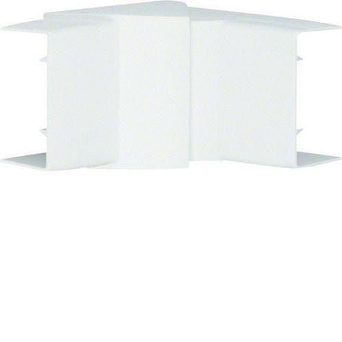 HAGER - Ángulo interior variable ABS para canales LF300600 blanco RAL9016