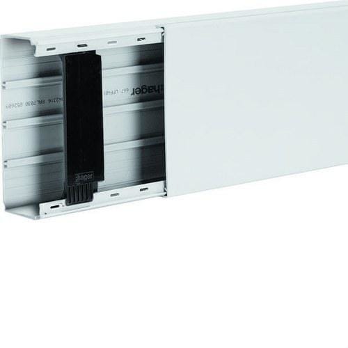 HAGER - Canal de distribución LFF de PVC 40x110mm blanco RAL9016 longitud 3m