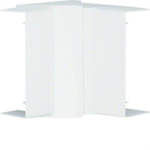 HAGER - Ángulo interior variable ABS para canales LF401100 blanco RAL9016